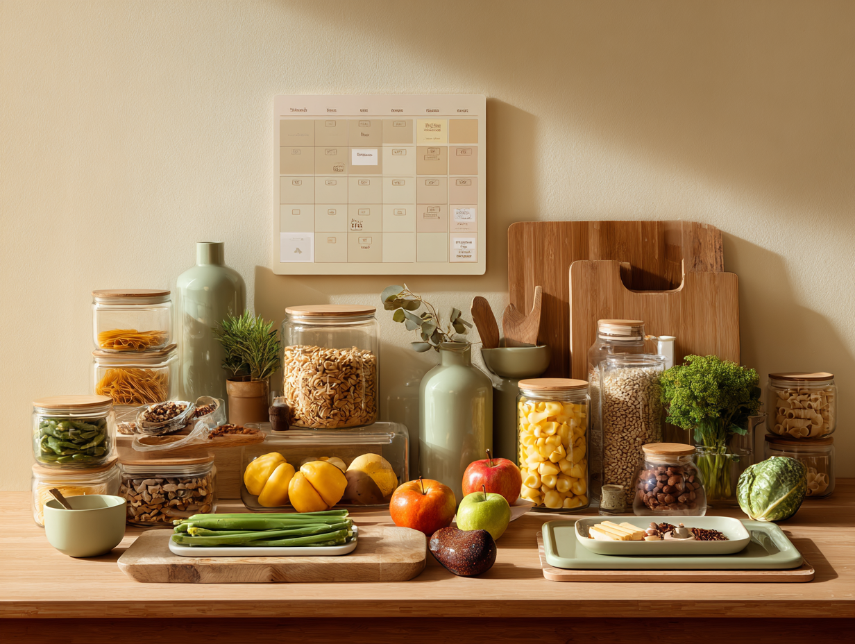 Сімейний обід зі здоровою їжею